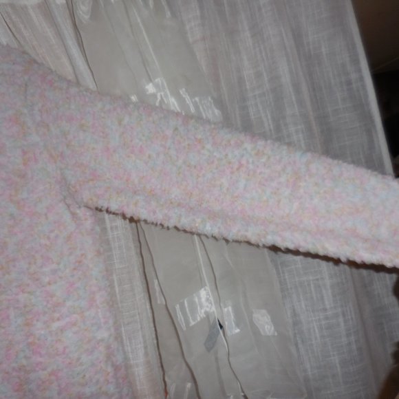 pink fleece fuzzy onesy - Picture 6 of 7